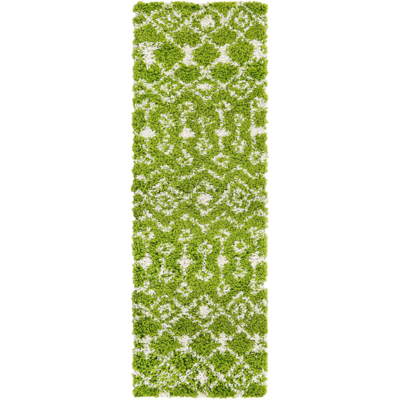Geometric Indoor Rug, Runner 2' x 6'