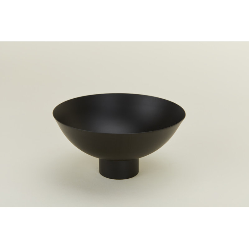 Essential Footed Bowl - Large, Black