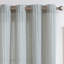 Grommet Linen Semi-Sheer Striped Curtains-57683089-57683085
