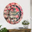 Solid Wood Wall Clock-1163169030