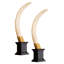 Sculpture British Colonial Elephant Tusk