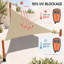 Toile d'ombrage triangulaire Colourtree avec trousse de quincaillerie d'installation-91533377-58148944