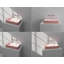 Vast Studio Textured Concrete Rectangular Countertop Bathroom Sink-369300034