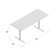 Nidal Cain Steel T-Base Training Seminar Table