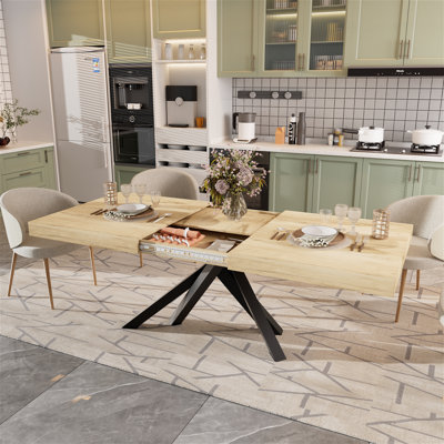 Bralynne 70 cm Extendable Rectangular Dining Table