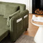 Lit réglable de 66 pouces, 4 coussins, rangement latéral, velours côtelé doux, éponge à haut support, 2 sièges, idéal pour le salon et le véhicule récréatif avec rembourrage escamotable de résilience,-1320533828-1320533825