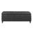Button Living Room Storage Bench - Black Legs Soft Close In Charcoal Interior For Bedroom Essentials-1239256135
