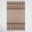 Alberta Geometric Handmade Flatweave Ivory/Brown Rug-1216206630
