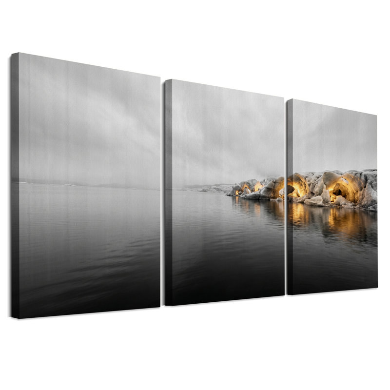 Ensemble de 3 toiles d'art, 24"H x 16"W x 3pcs