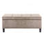 Banc de rangement capitonné à fermeture douce-620099574