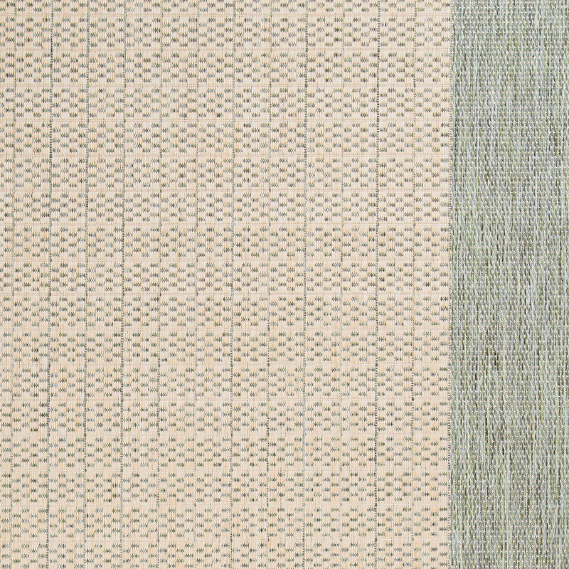 Tapis intérieur vert Sania, Tapis de couloir 2 pi 3 po x 11 pi 9 po