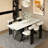 Minimalist rectangular dining table-445034161