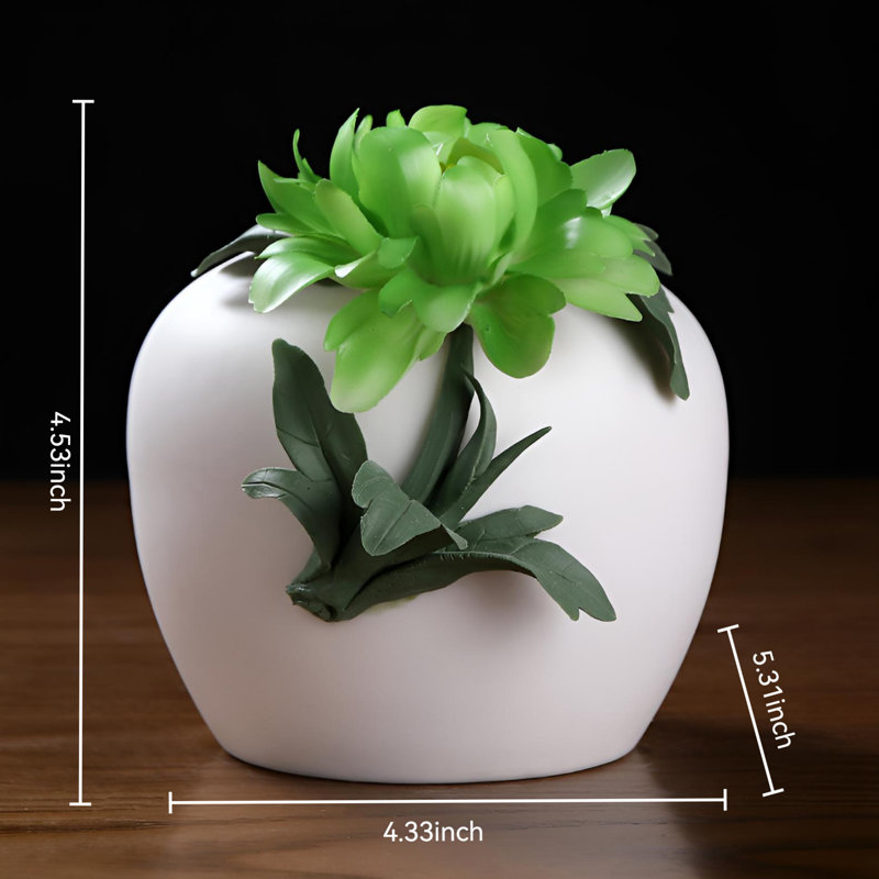 Vase en pivoine fait à la main - élégant arrangement floral