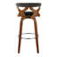 Tabouret de bar pivotant 29,25 po Gardenia-93570898