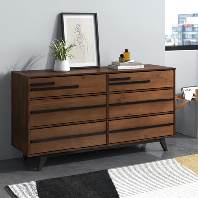 Wade Logan® Amiliya 6 - Drawer Dresser & Reviews | Wayfair