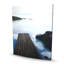 Evening on the Dock - Marine Mountains Canvas Home Decor