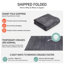 Tapis d'intérieur uni gris anthracite chiné, lavable à la machine et antidérapant-1587544017-1587544031