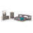 Israar Gray Dresser Mirror