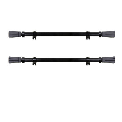 Tringle à rideaux simple réglable 12 "à 20" 0,63 "