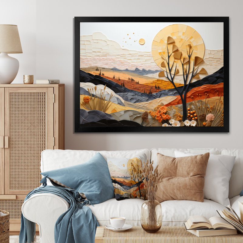 Canyon Mirage I sur toile, Cadre photo noir, H 30 po x l 40 po x P 1,5 po