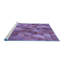 Tapis 100% à motifs lavables à la machine 2989 Pat2808 BLU-68237464