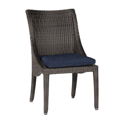 Athena Patio Dining Side Chair with Cushion