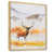 Toile brune avec cadre flottant