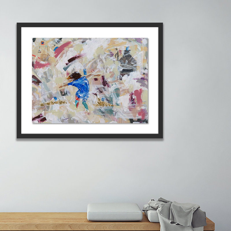 Dancing In The Ruins Print by Kimmy Quillin, Black, 33" H x 40" W x 2.5" D