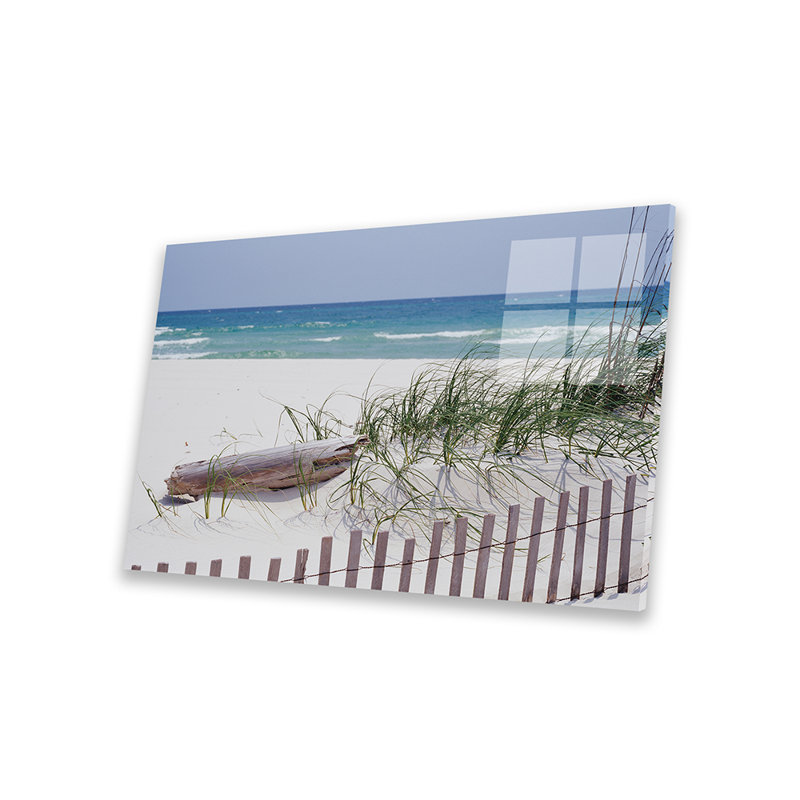 Clôture sur la plage, Alabama, Golfe du Mexique, États-Unis par Panoramic - non encadrée, impression