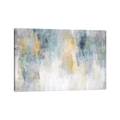 Blue And Yellow Expression I by Irena Orlov - Painting on Canvas