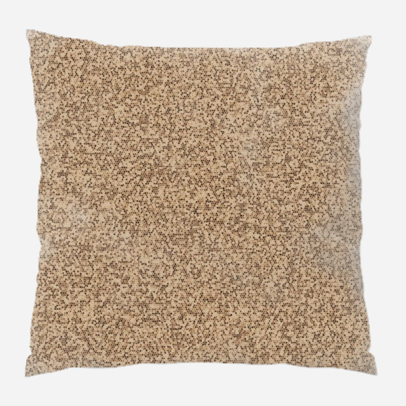 Coussin mosaïque, Intérieur