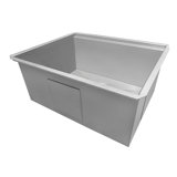 Roma 23" L x 19" W Undermount Kitchen Sink with Basket Strainer