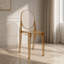 Ensemble de 4 chaises empilables en acrylique Ambre Ghost