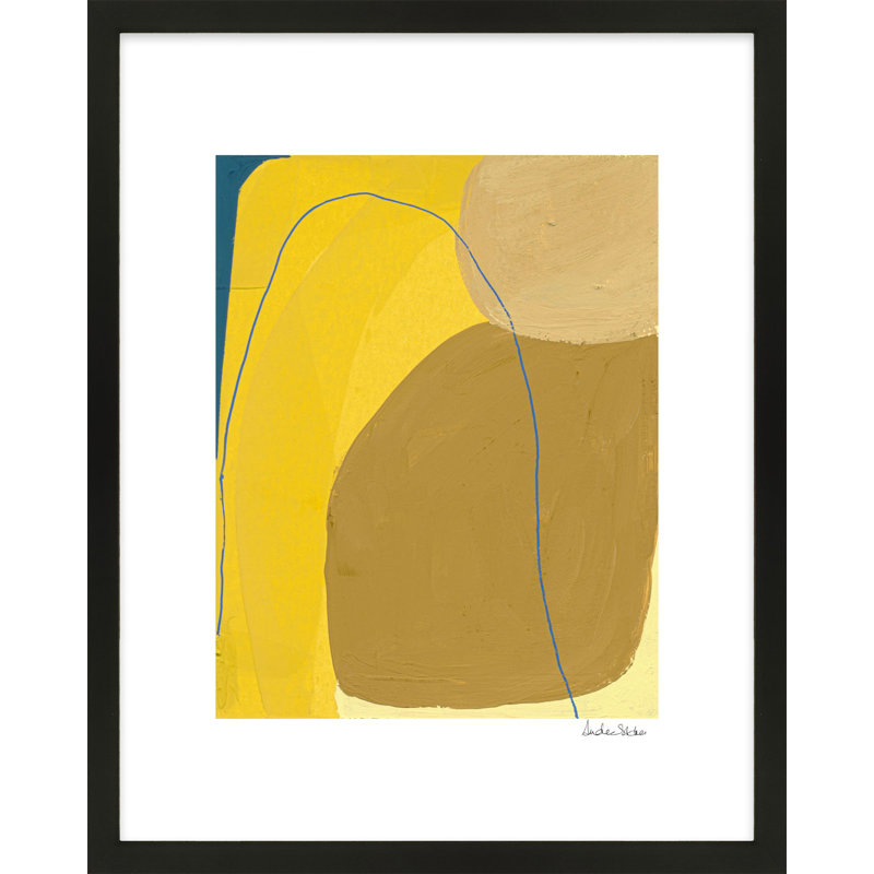 Color Meditation 5 Painting by Andrea Stokes, 50" H x 40" W x 1.25" D, Black Framed