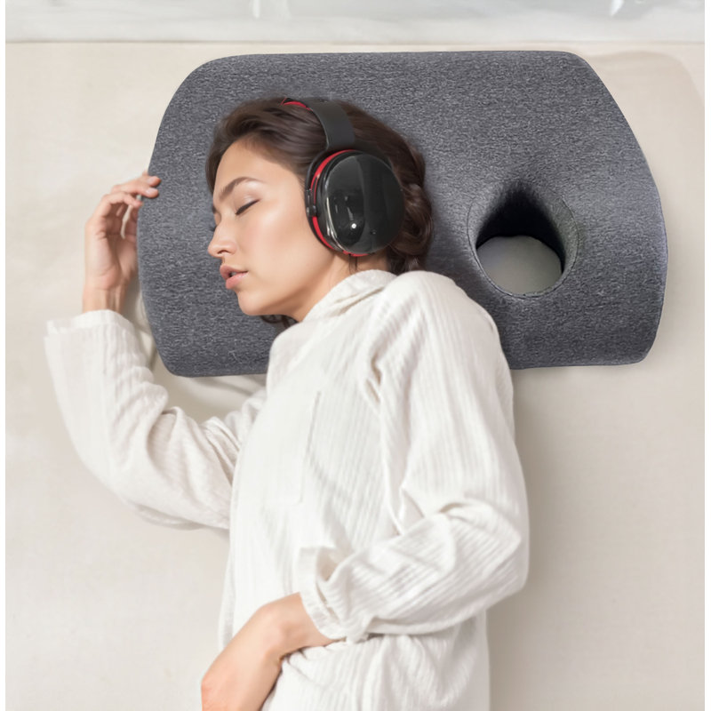 Black Free Form Cushion