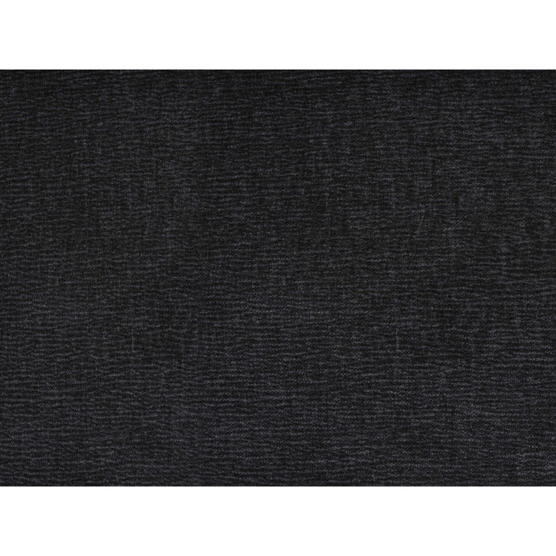 Jahmaad 101" Chenille Fabric Upholstered Sofa, Black Chenille Fabric