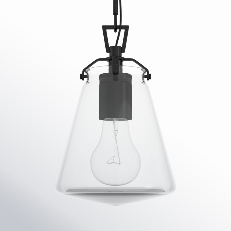 Blair 1 - Light Cone Pendant, Matte Black