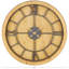 Horloge murale surdimensionnée 40 "Curlie