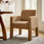 Chaise rembourrée Natalie de 26 po de largeur avec pieds en bois massif Natalie-1252961315