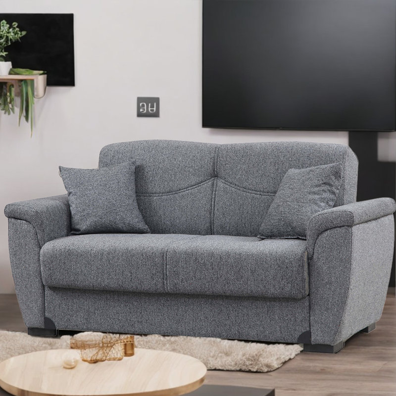 Causeuse Everly, Gris foncé