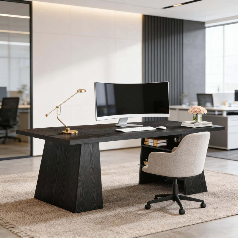 Bureau d'ordinateur Classic Basic