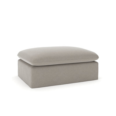 Luna Slipcovered Ottoman And A Half