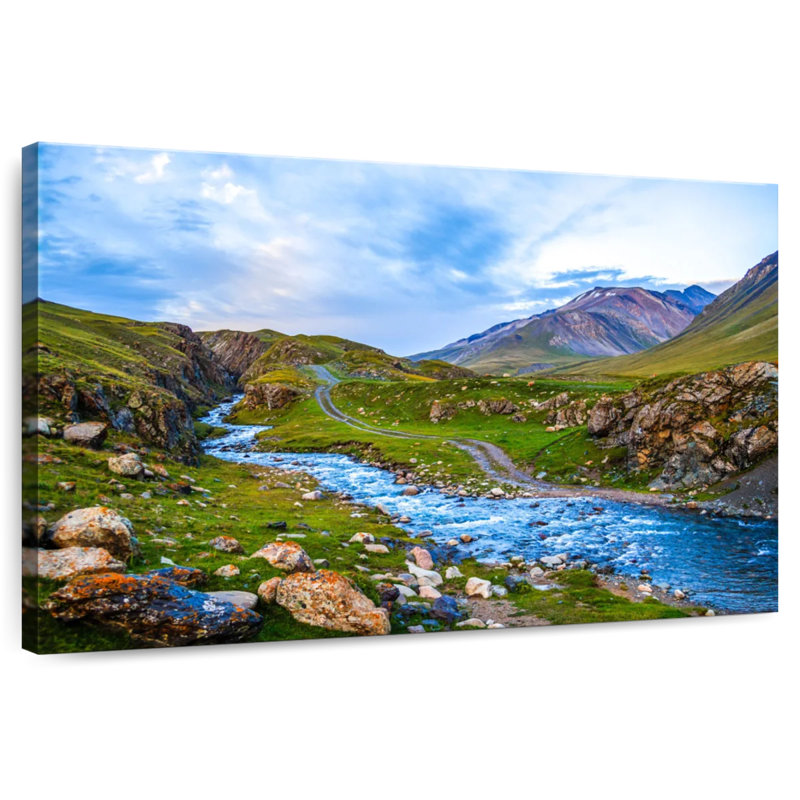 Alvord Mountain River Stream, 24" H x 36" W