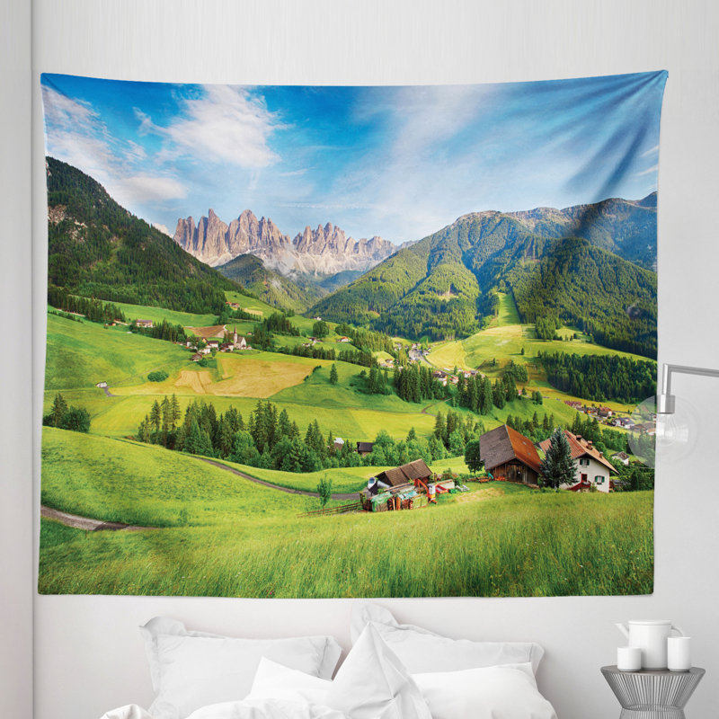 Microfiber Wall Hanging, 264.16cm H x 223.52cm W