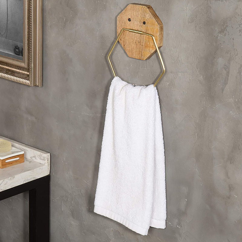 Handcrafted Mango Wood Hand Towel Ring
