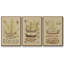 Antique Ship Plan I 3 pièces-97760205-97760209