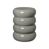 TORU Round Ceramic Side Table - Off White