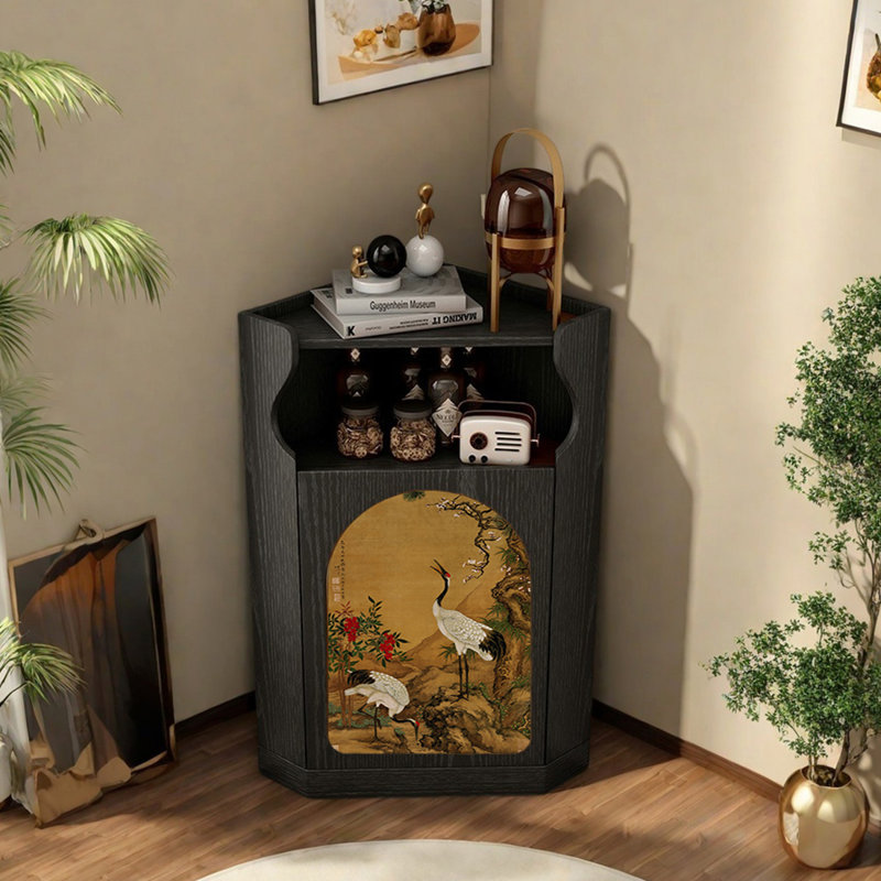 Armoire de rangement Art, Noir, noir, noir, noir
