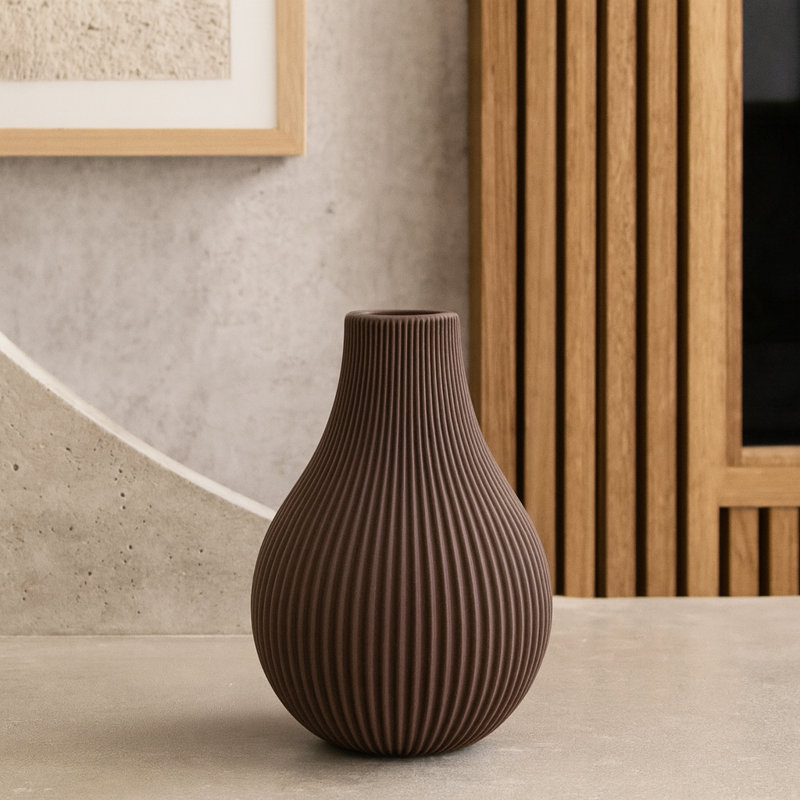 Vase de table Ruven, Rose
