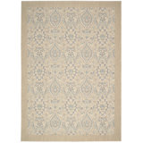 Hinsdale Wool Abstract Area Rug in Lily